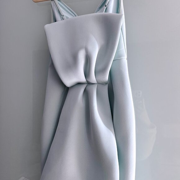 US 2 ASOS Tiffany Blue Semi Formal Dress - Picture 3 of 4